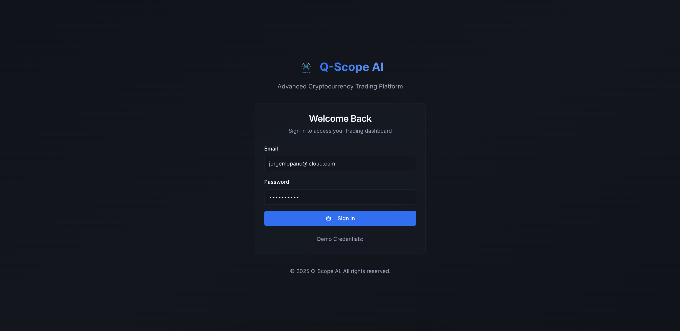 Q-scope AI Trading Platform